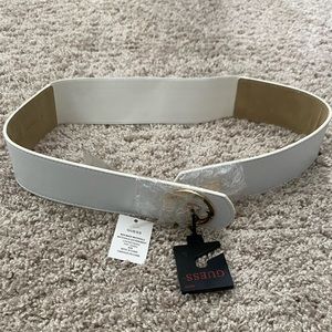 Guess White Belt